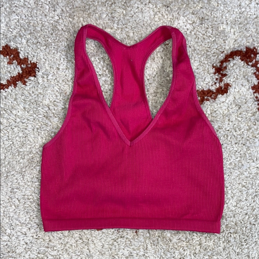 NWOT- Free People Crop- Passionfruit Pink- Sz XL-  Matchings leggings Available